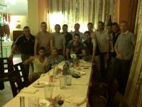 calcio a 5 - cena di fine stagione a valmolin - tutti insieme... :)